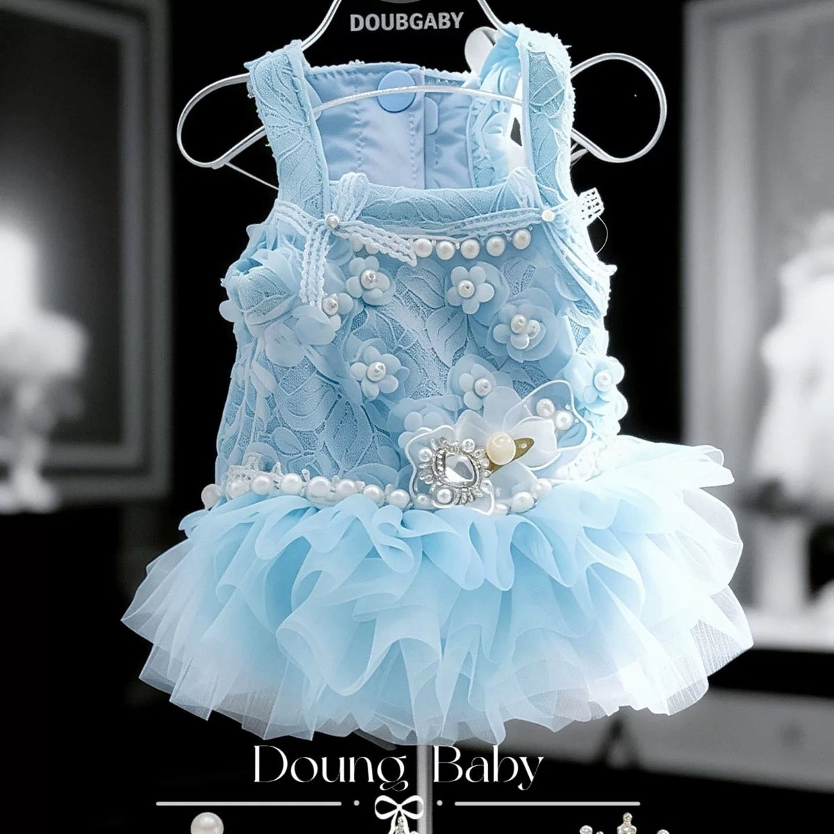 Doung Baby Blossom Pearl Tutu Dress