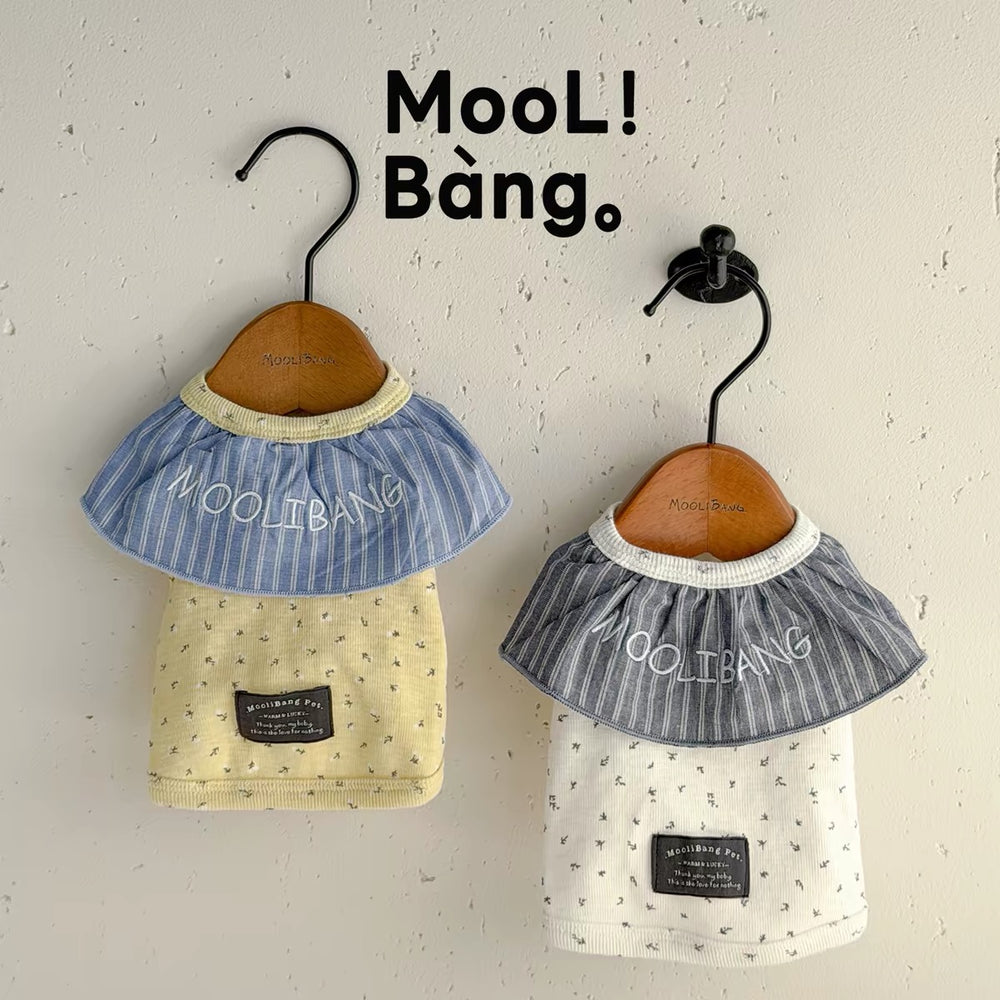 Mooli Bang Little Flower Ruffle Collar Top