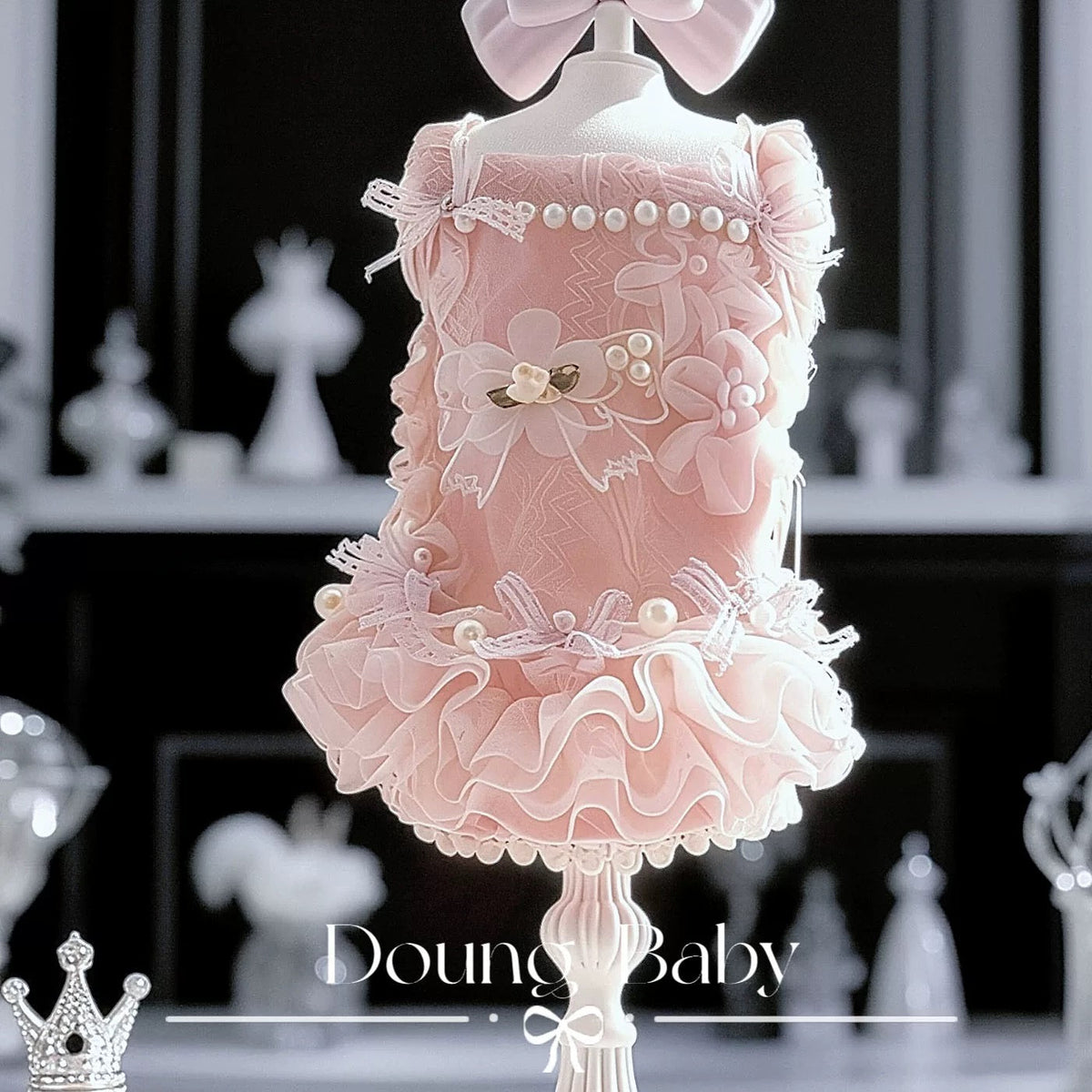 Doung Baby Blossom Pearl Tutu Dress
