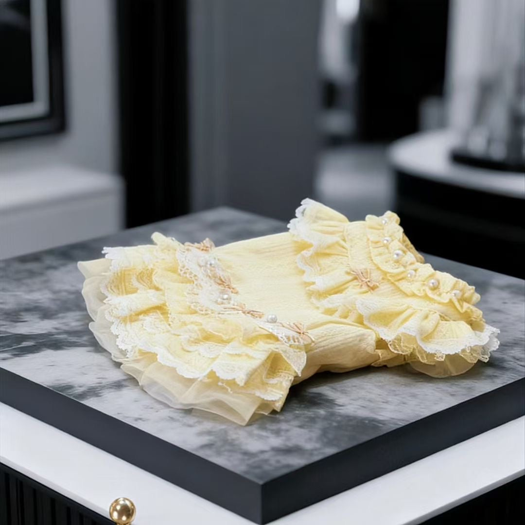 Doung Baby Buttercream Pearl Princess Dress