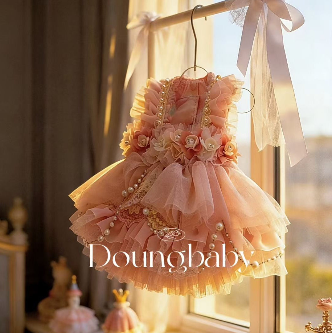 Doung Baby Lavender Fairy Couture Dress-Pink