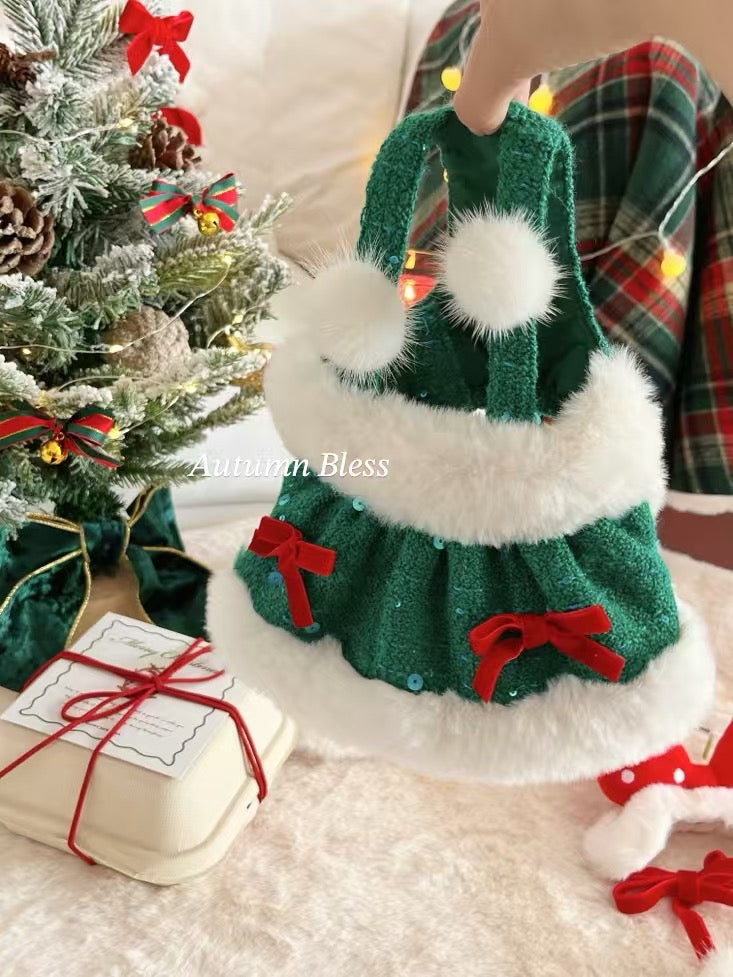 Autumn Bless Snowy Sparkle Christmas Dress