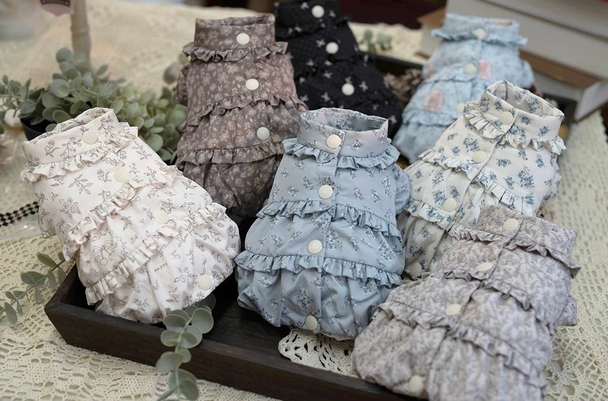 TaniWina Floral Frill Waterproof Down Coat Collection