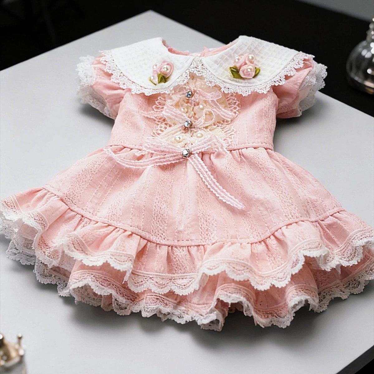 Doung Baby Rosy Lace Princess Dress