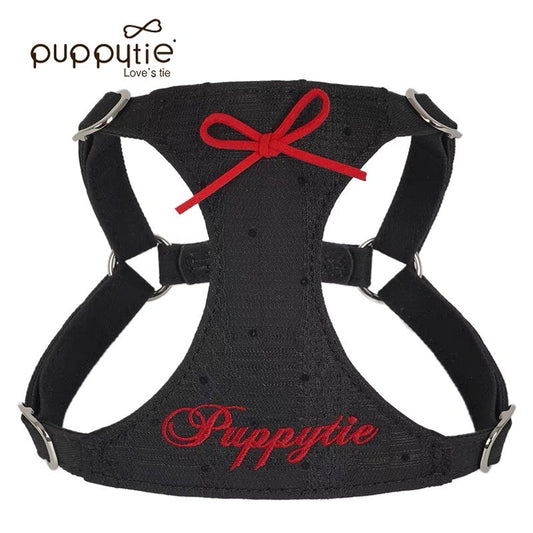 Puppytie小型犬・猫用レース付きペットハーネスベスト（お散歩用）｜Lace Leash and Walking Vest for Small Dogs and Cats