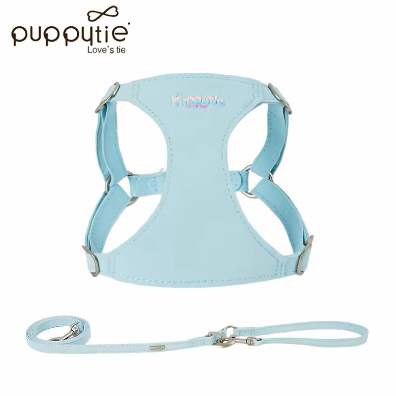 Puppytie Waterproof No Pull Dog Harness for Small Dogs – Sky Blue