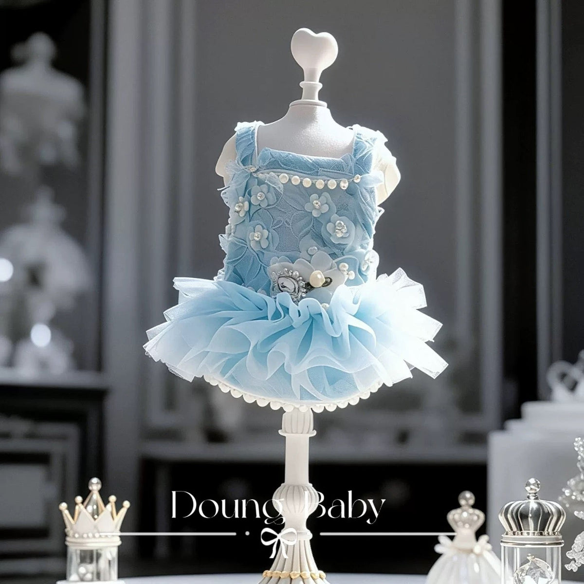Doung Baby Blossom Pearl Tutu Dress