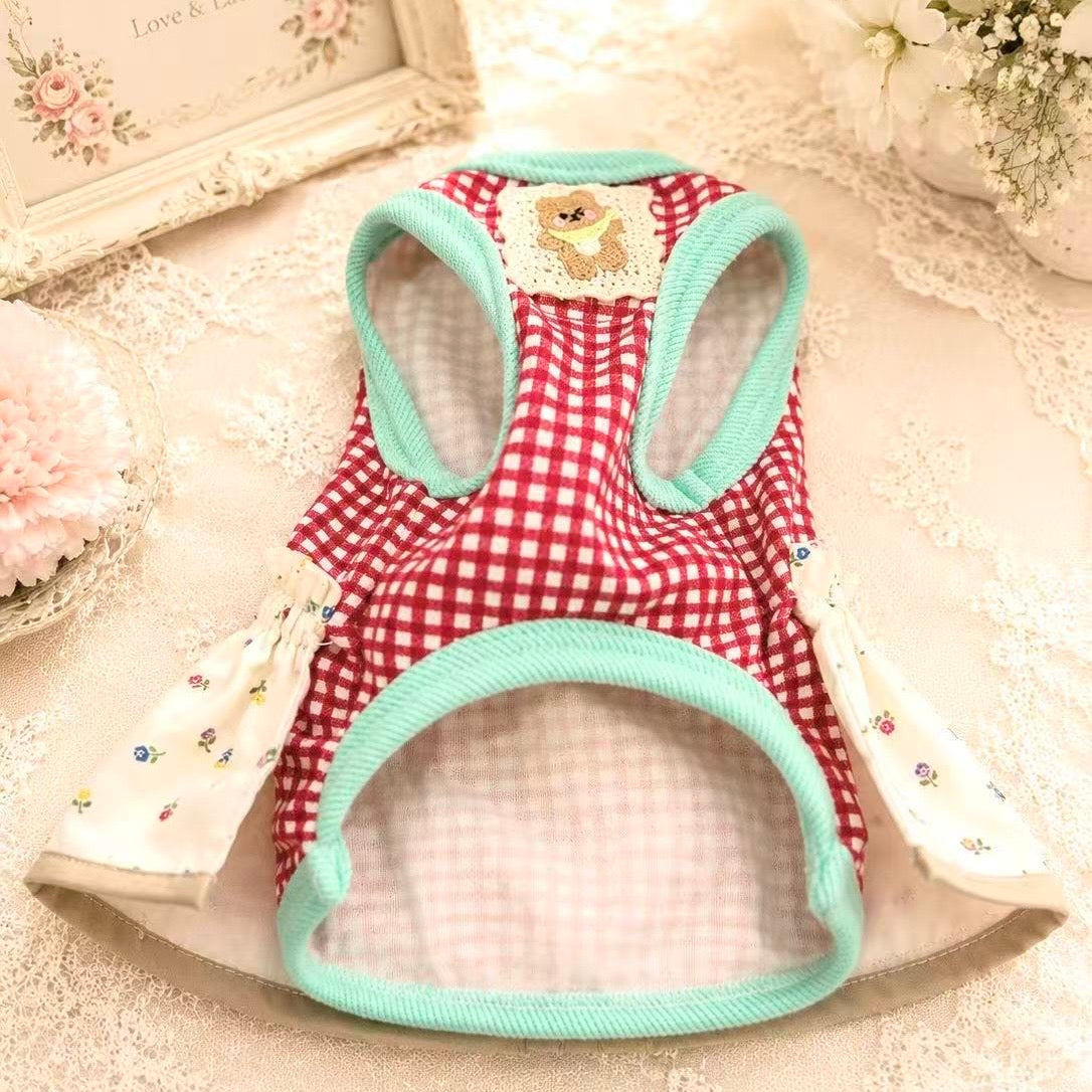 Elsamilu Little Bear Picnic Dress