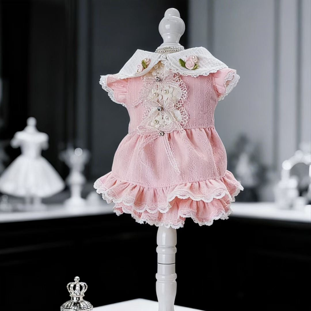 Doung Baby Rosy Lace Princess Dress