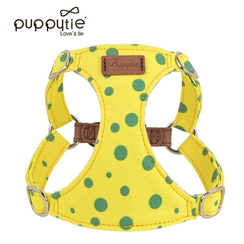 Puppytie ノープル犬猫用ハーネス – ポルカドットの世界 | No-Pull Dog & Cat Harness – A World of Polka Dots