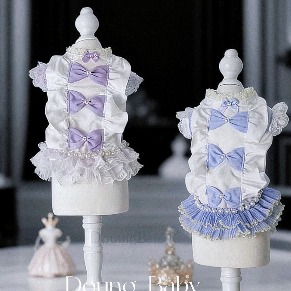 Doung Baby Pastel Ribbon Princess Dress