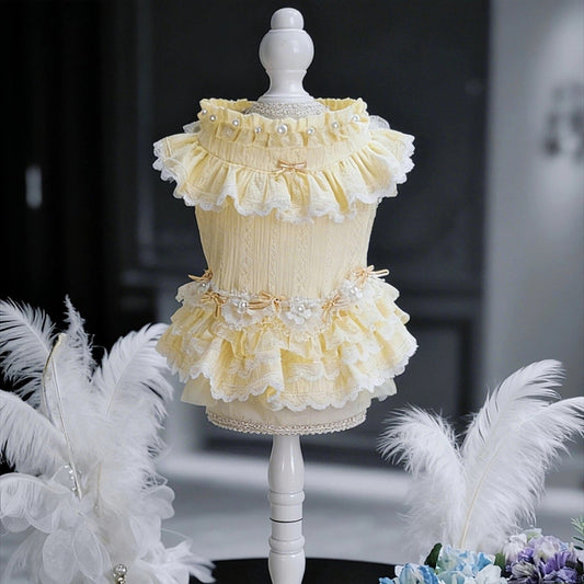 Doung Baby Buttercream Pearl Princess Dress