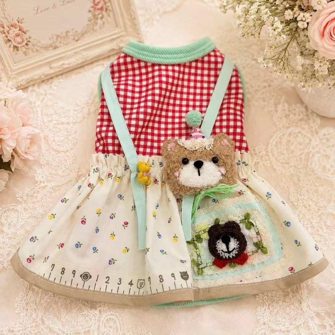 Elsamilu Little Bear Picnic Dress