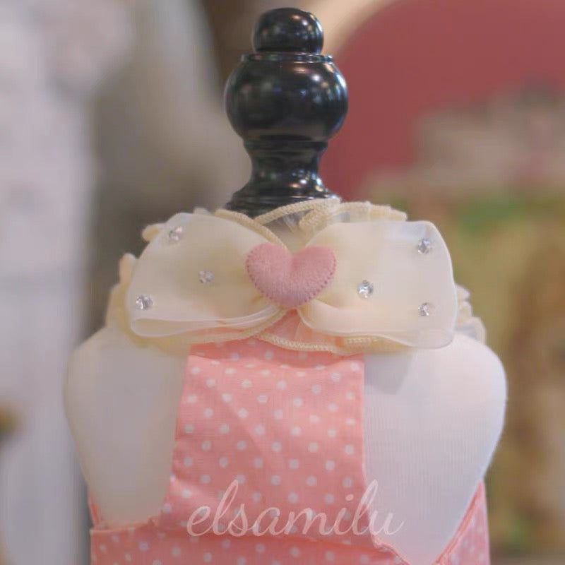 Elsamilu Sweet Bear Ribbon Dress