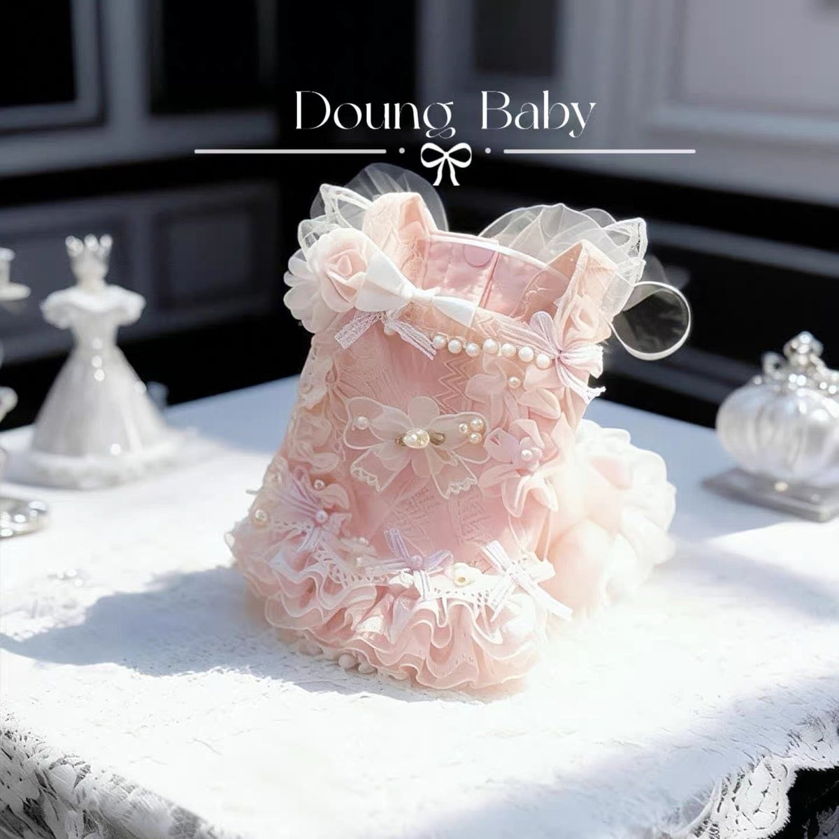 Doung Baby Blossom Pearl Tutu Dress