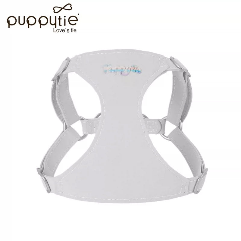Puppytie Waterproof No Pull Dog Harness for Small Dogs – Cloud Grey
