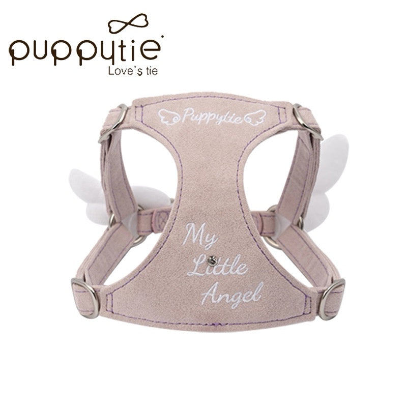 Puppytie ペット用 小型犬・猫用 天使の翼 可愛い ペット用リード＆ハーネス｜ Cute Angel Wing Dog&Cat Harness and Leash for Small Pets