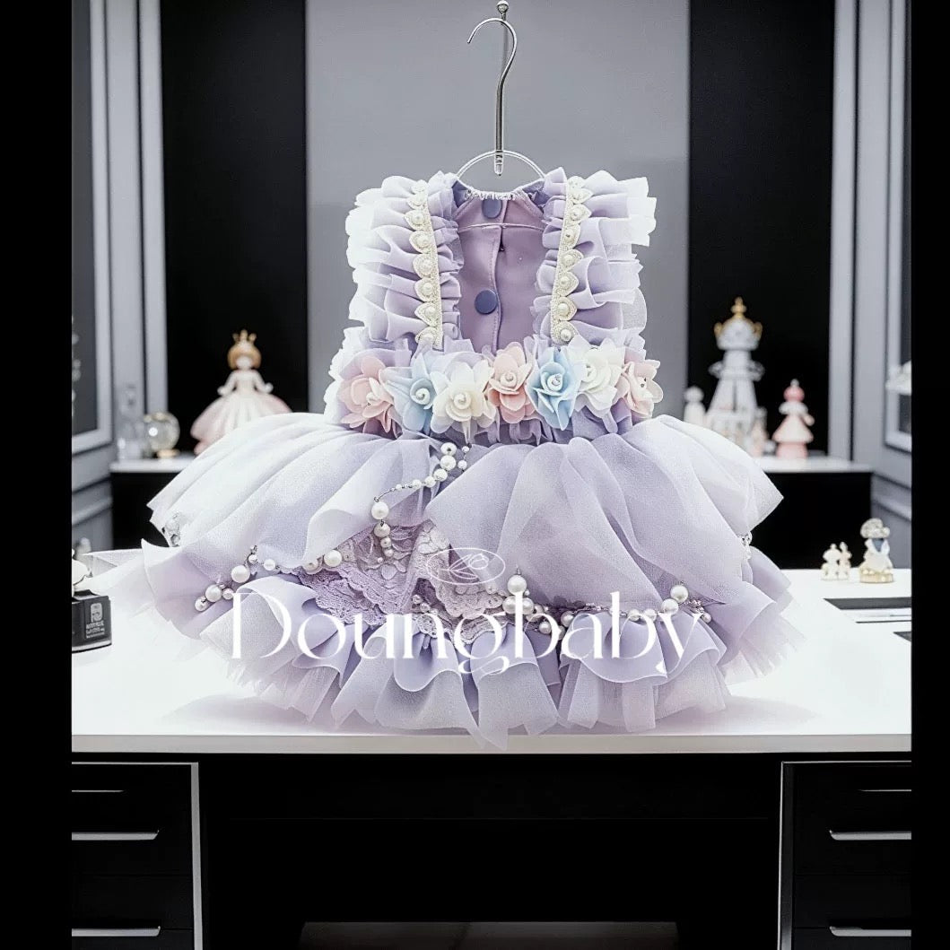 Doung Baby Lavender Fairy Couture Dress-Purple