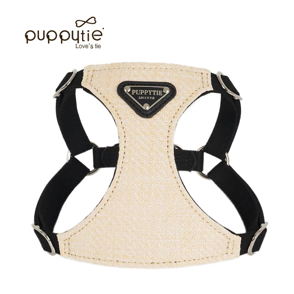 Puppytie 小型犬＆猫用編み込みクーリングペットハーネス – 軽量・通気性抜群・安心設計| Woven Cooling Pet Harness for Small Dogs & Cats – Lightweight, Breathable & Secure