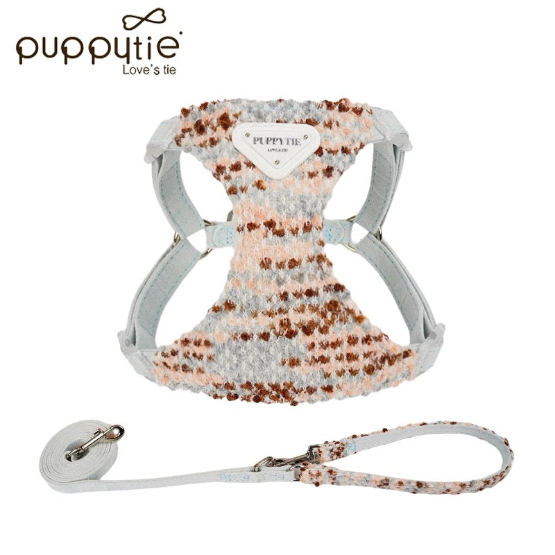 Puppytie Cozy Knit No-Pull Dog Harness with Adjustable Chest