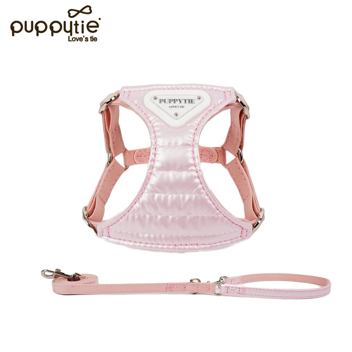 Puppytie Winter Iridescent Cotton-Padded No-Pull Dog Harness