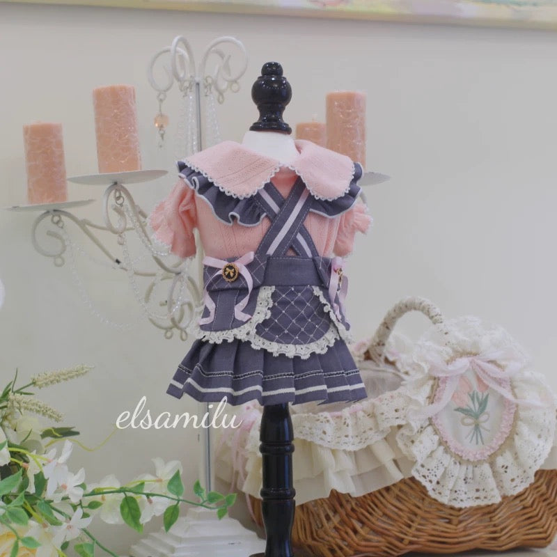 Elsamilu インナーセット付きプリーツワンピース