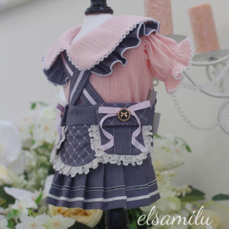 Elsamilu インナーセット付きプリーツワンピース