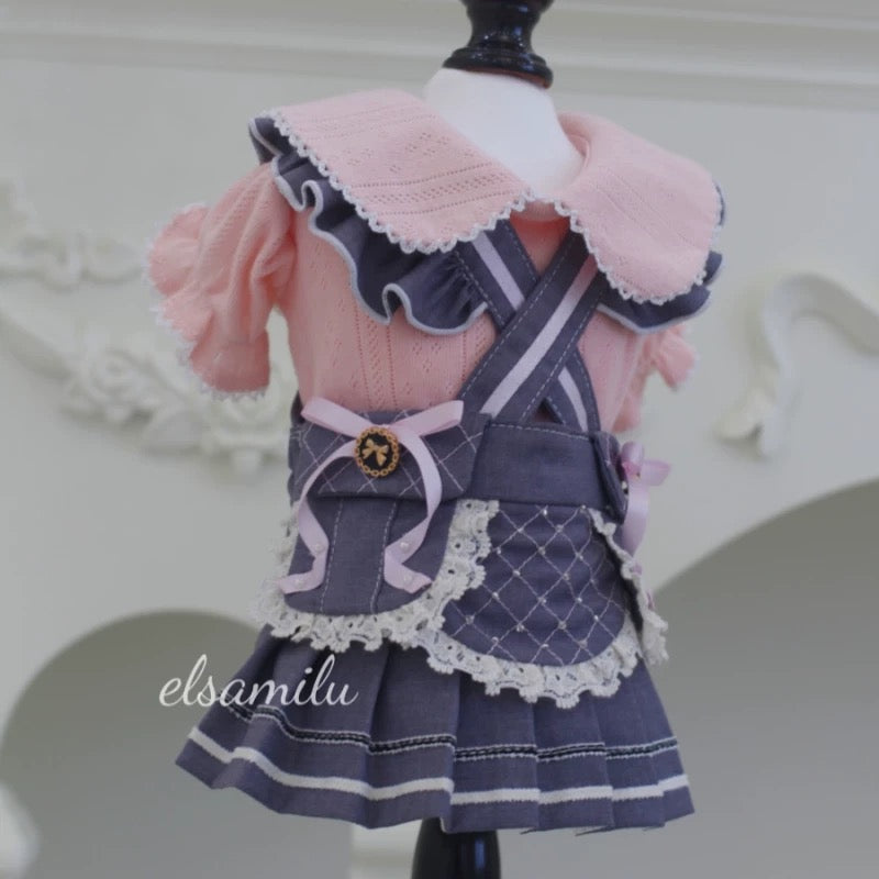 Elsamilu インナーセット付きプリーツワンピース
